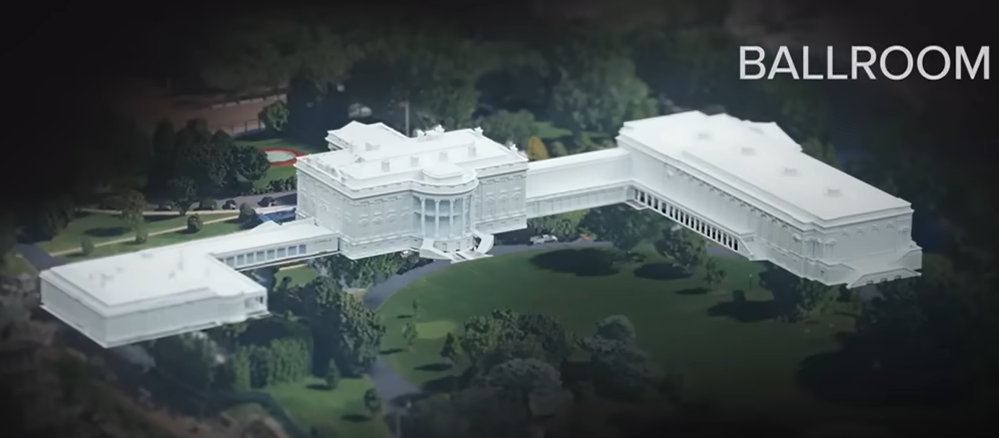 Руины Белого дома используют в строительстве поля для гольфа