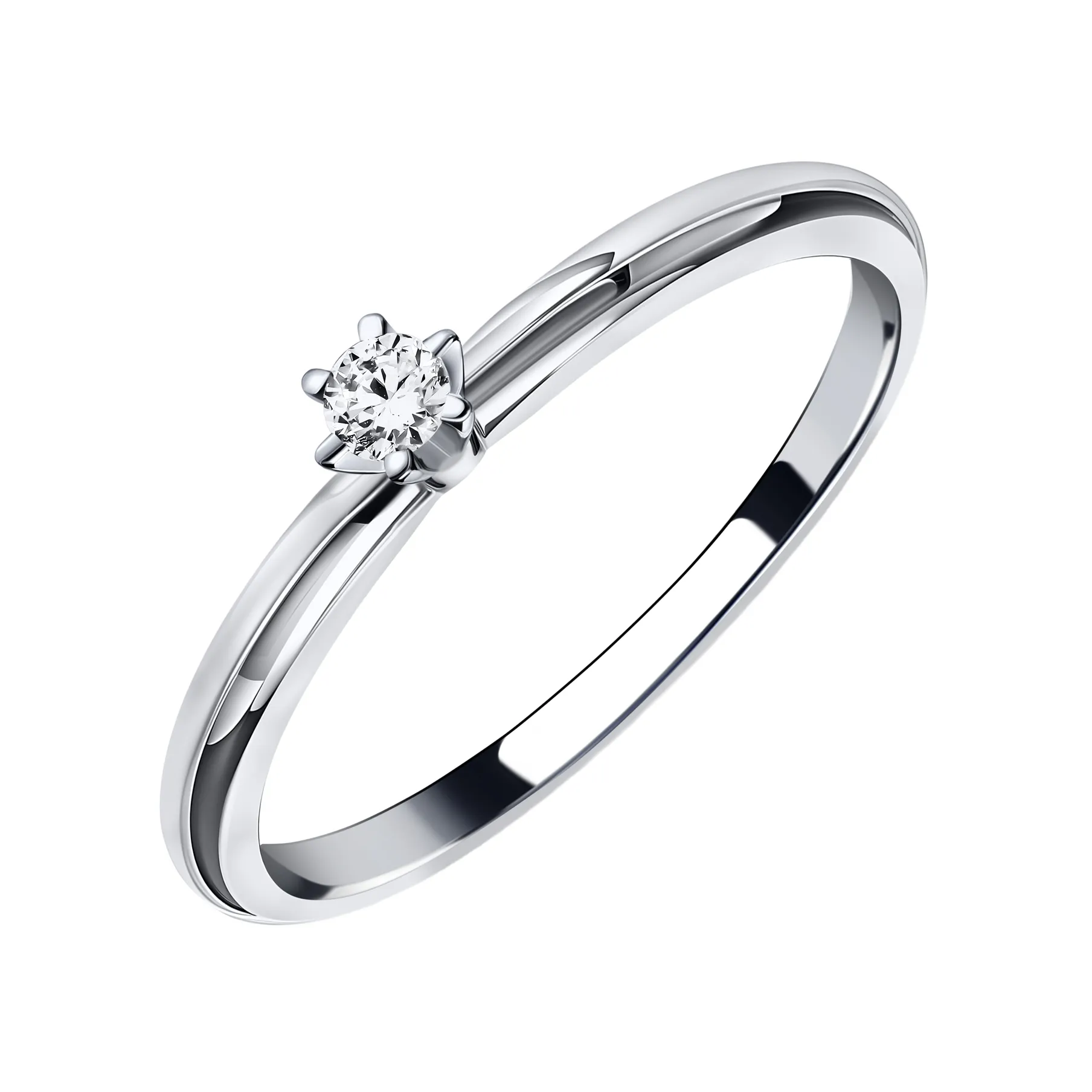 Элегантное решение: белое золото и бриллианты для обручальных колец