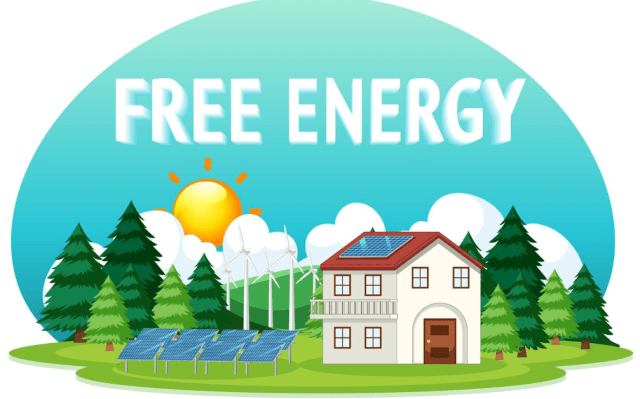 картинка  бесплатного электричества